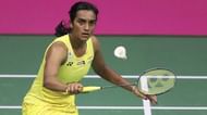 Sindhu plays Badminton for India